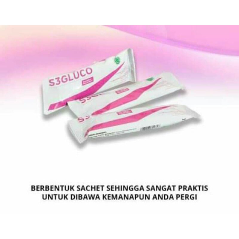 S3 GLUCO SUPLEMEN COLLAGEN S3GLUCO ISI 15 DACHET FREE BOTOL