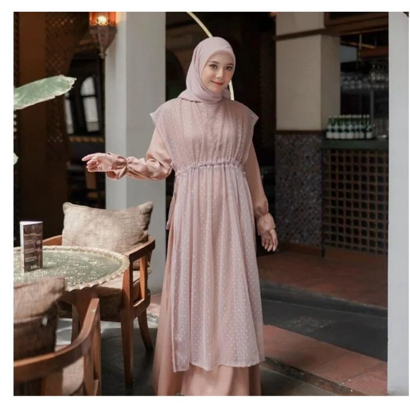 Belva dress set outer // belva set // sofia dress set tile