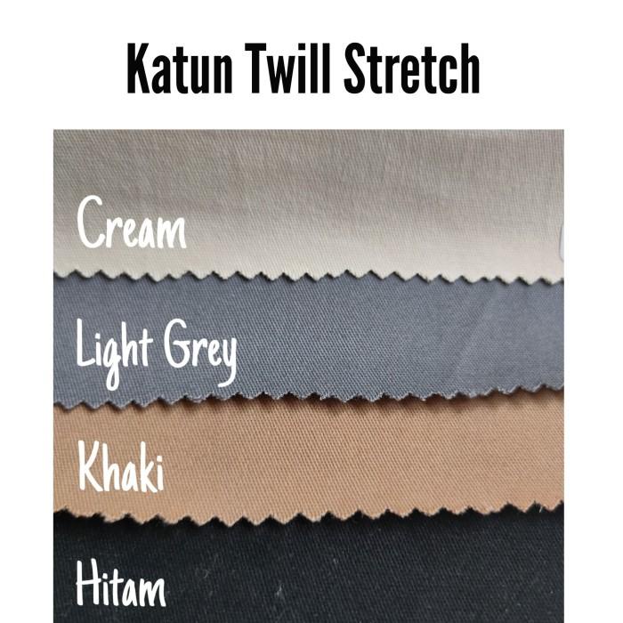 Kain | Bahan Kain Celana Stretch - Twill Stretch - Katun Stretch