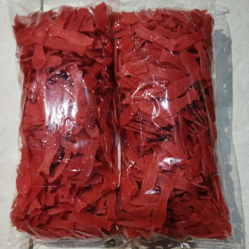 

Krupuk bentuk Ikan Merah (mentah)