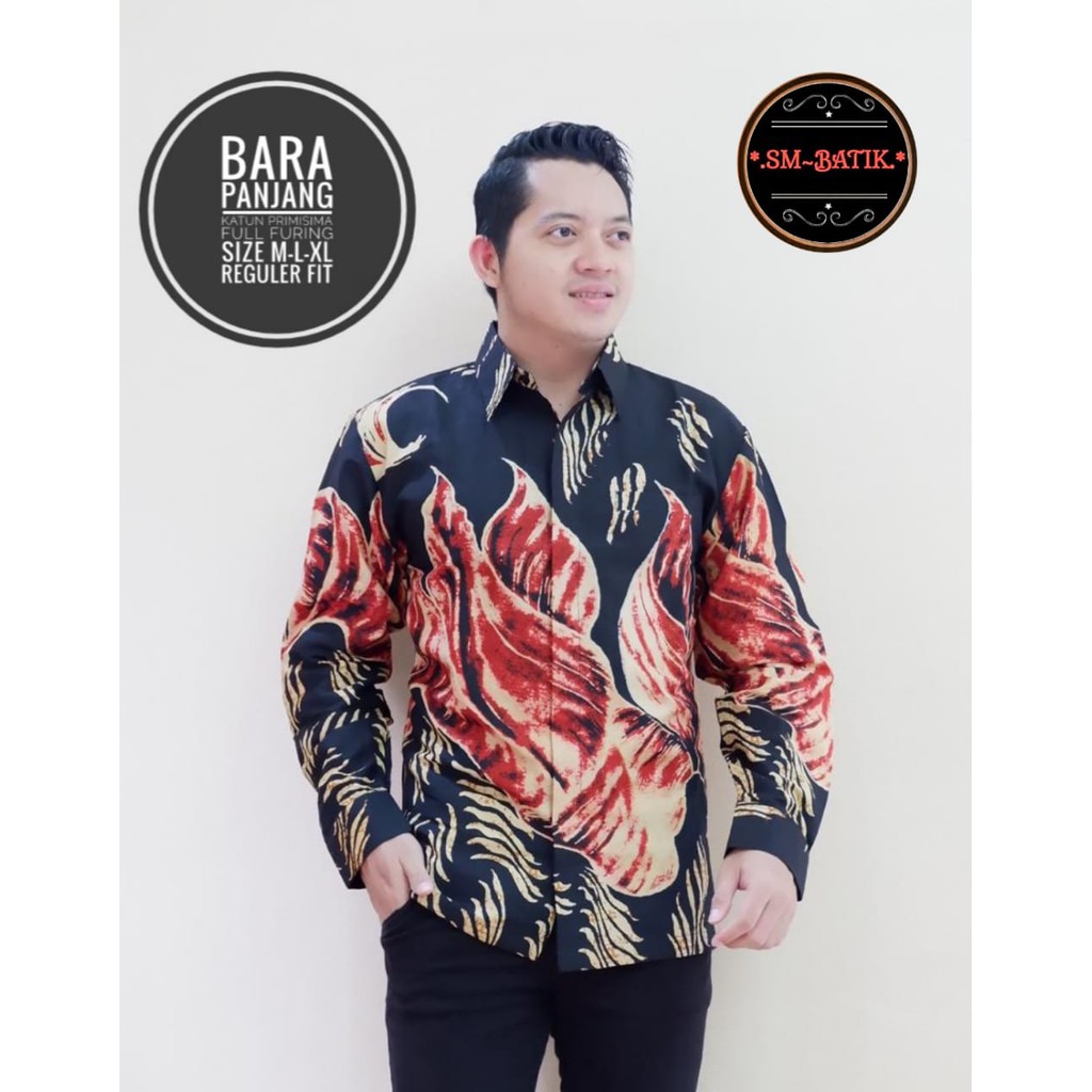 BARA SM BATIKSOLOAMANAH BAJU KEMEJA BATIK SOLO PRIA LENGAN PANJANG PENDEK LAPIS FURING ATASAN PREMIUM MODERN DAVIN DIRGANTARA DWI REKTA GARUDA PANCASILA GEBER GUNUNGAN GINANDRA GITARJA GUNARDO GUNUNGAN EMAS GUNUNGAN SOGAN HUSADA JAYANA JAYANEGARA LESMANA