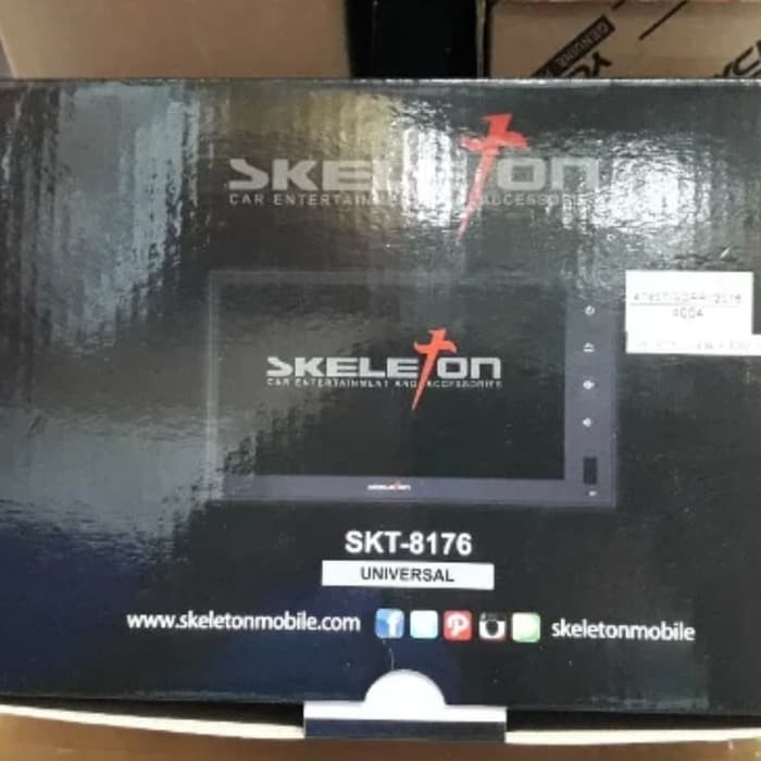 headunit android doubledin skeleton skt 8176