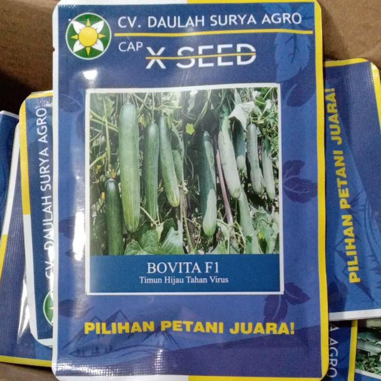 [ART. 33947] Benih Bovita F1 Mentimun Hibrida Tahan Virus Berat 25 Gram | Bibit Timun X Seed Ketimun