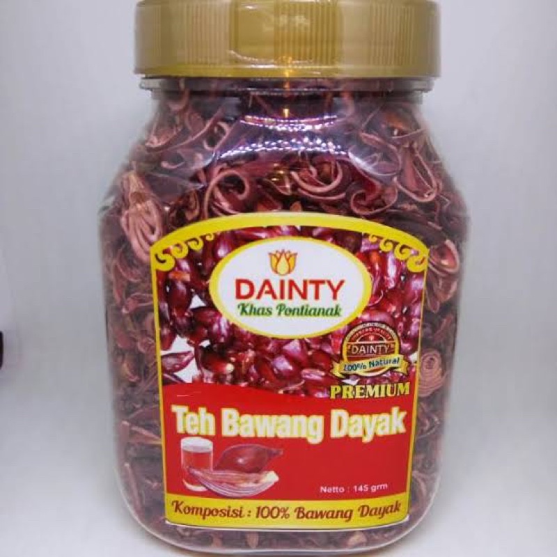 Teh Bawang dayak Asli Pontianak 145gr/dainty Teh bawang Dayak Original 100%