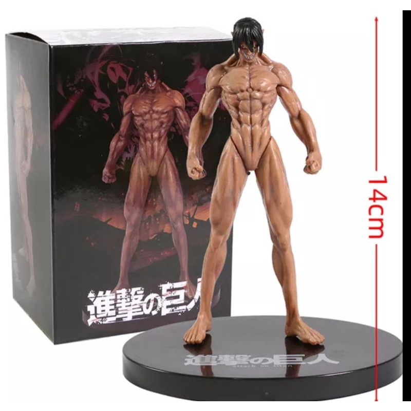 Figure Anime Attack On Titan Miniatur Pajangan Titan Eren Yeager