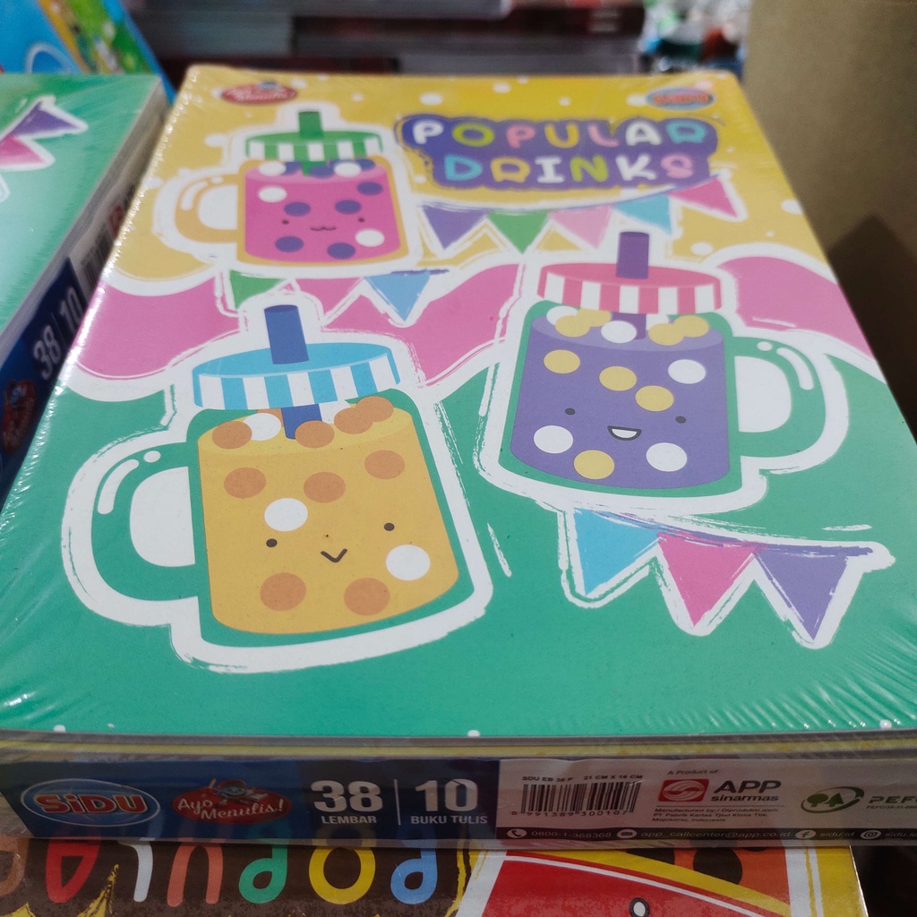 

buku tulis sidu, buku tulis 38 lembar, buku tulis kwarto 38 lembar, buku tulis kecil