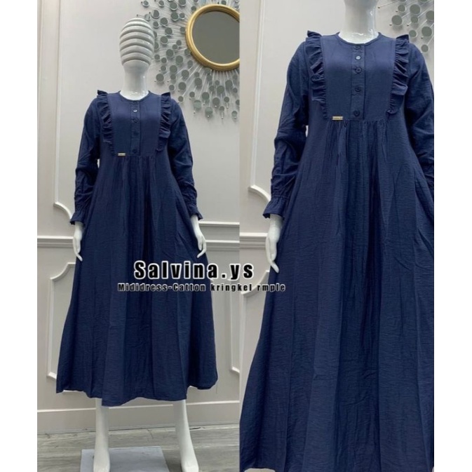 gamis salvina remple polos kringkel