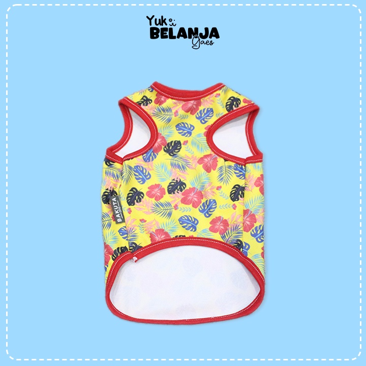 Baju Kucing Bahan Polyester Beach Party Tank Series Terlucu Baju Kucing anjing kelinci Lucu murah Size S-XL / Yuk Belanja Gaes!