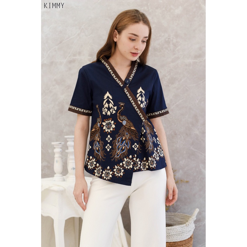 KIMMY TOP STANDAR &amp; JUMBO - Atasan Batik Wanita Blouse Wanita