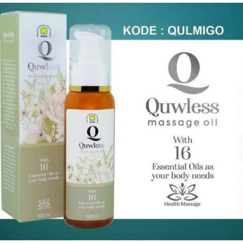 Quwless Massage Oil / Minyak Pijat