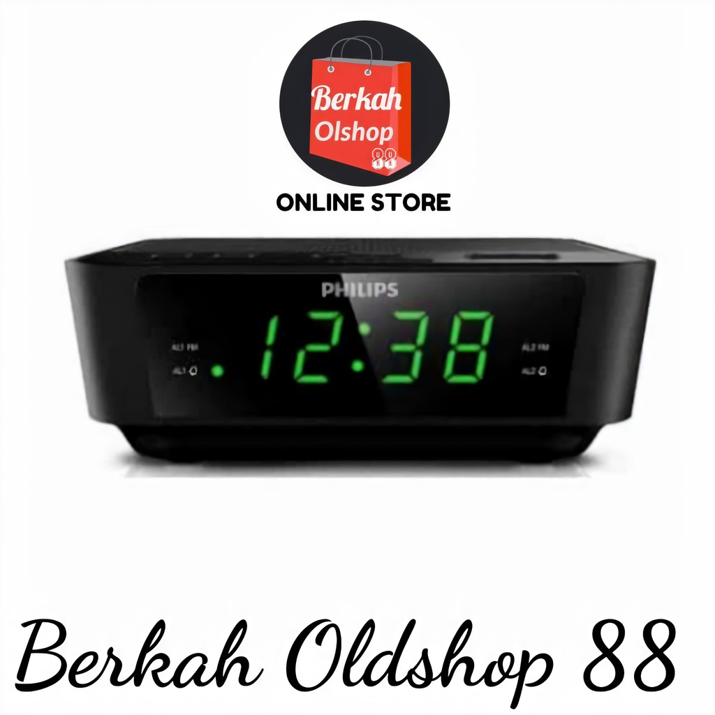 Berkah Oldshop 88 - Philips Digital Tuning Alarm Clock AJ-3116 / TAR-3205 FM Radio