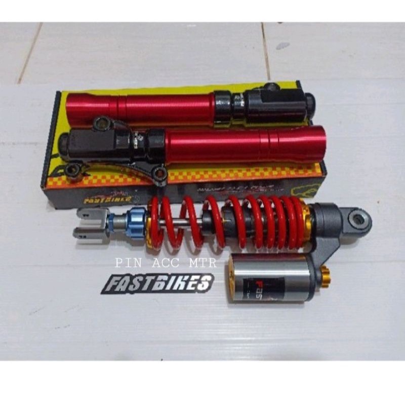 PAKET VARIASI SCHOK TABUNG DEPAN PLUS SCHOK TABUNG BELAKANG UKURAN SCHOK 310MM MIO/BEAT METIC
