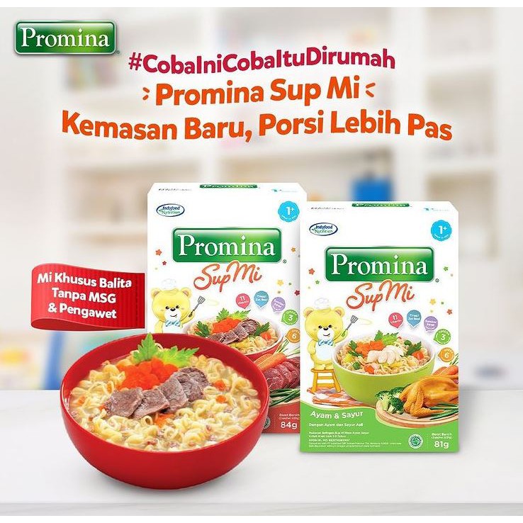 PROMINA Sup Mie/ Promina Sup Mi Ayam sayur / Promina Sup Mie Daging Sayur