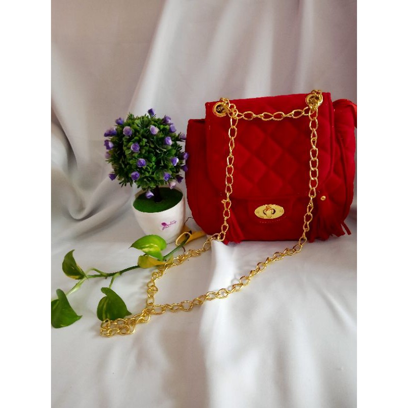 sling bag wanita ala Chanel