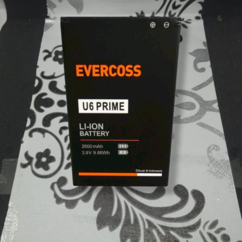 Batrai Evercoss U6 Prime Batre Cross U 6 Xtream 1 Prime Baterai Ever cross u6 Battery
