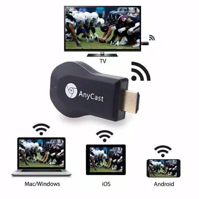 New DLNA M4Plus Airplay WiFi Display Miracast TV Dongle HDMI Receiver Android TV ORIGINAL 100%