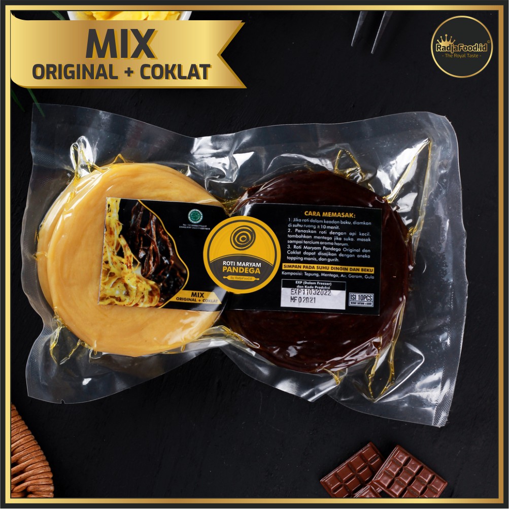 [ISI 10pcs] Roti Maryam Pandega. Cane, Canai | Original, Coklat, Mix. Frozen-3