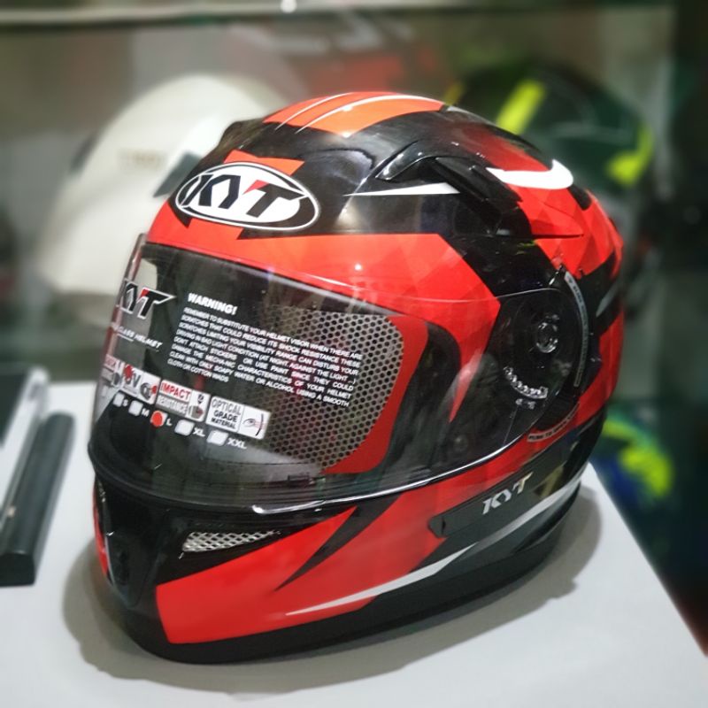 HELM KYT K2 RIDER DIAMON RED ( ONGKIR 2KG TANPA DUS )