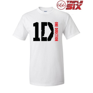 Kaos / T-Shirt - One Direction - WHITE