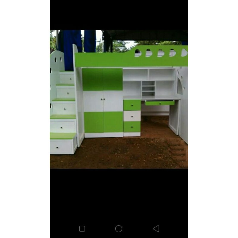 set kamar anak kayu jati