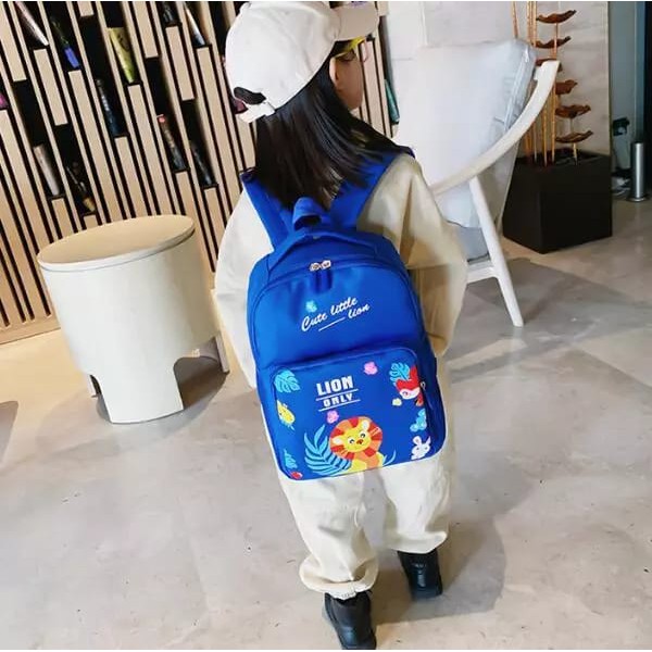 TAS RANSEL ANAK PEREMPUAN MOTIF  LIONS / TAS RANSEL ANAK / TAS RANSEL MURAH