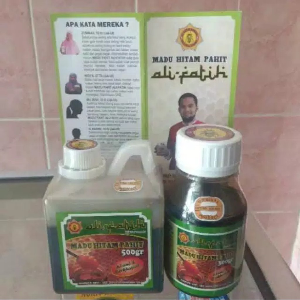 

madu hitam pahit alifatih al fatih ali fatih teuku wisnu 500 gr atau 300 gr 500gram 300gram madu pahit