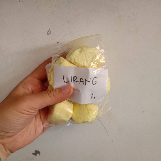 

Laris Rempah. Belerang / lirang / sulfur.