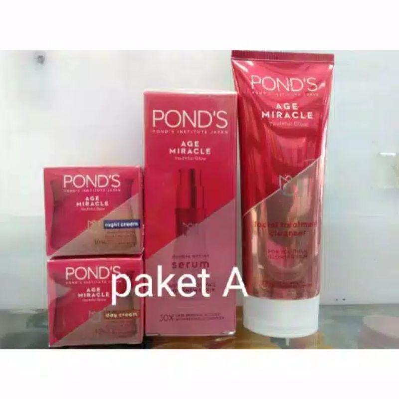 ❤ PAKET GLOWING ❤ Pond's Age Miracle ( Paket A )