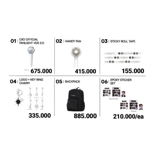 EXO EXPLORATION MERCH