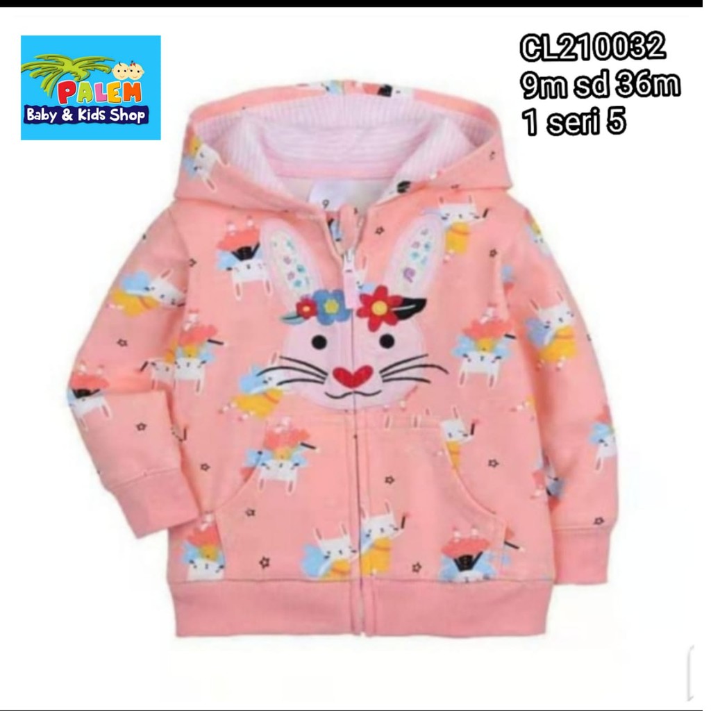 jaket motif terbaru catell love usia 9M-3T
