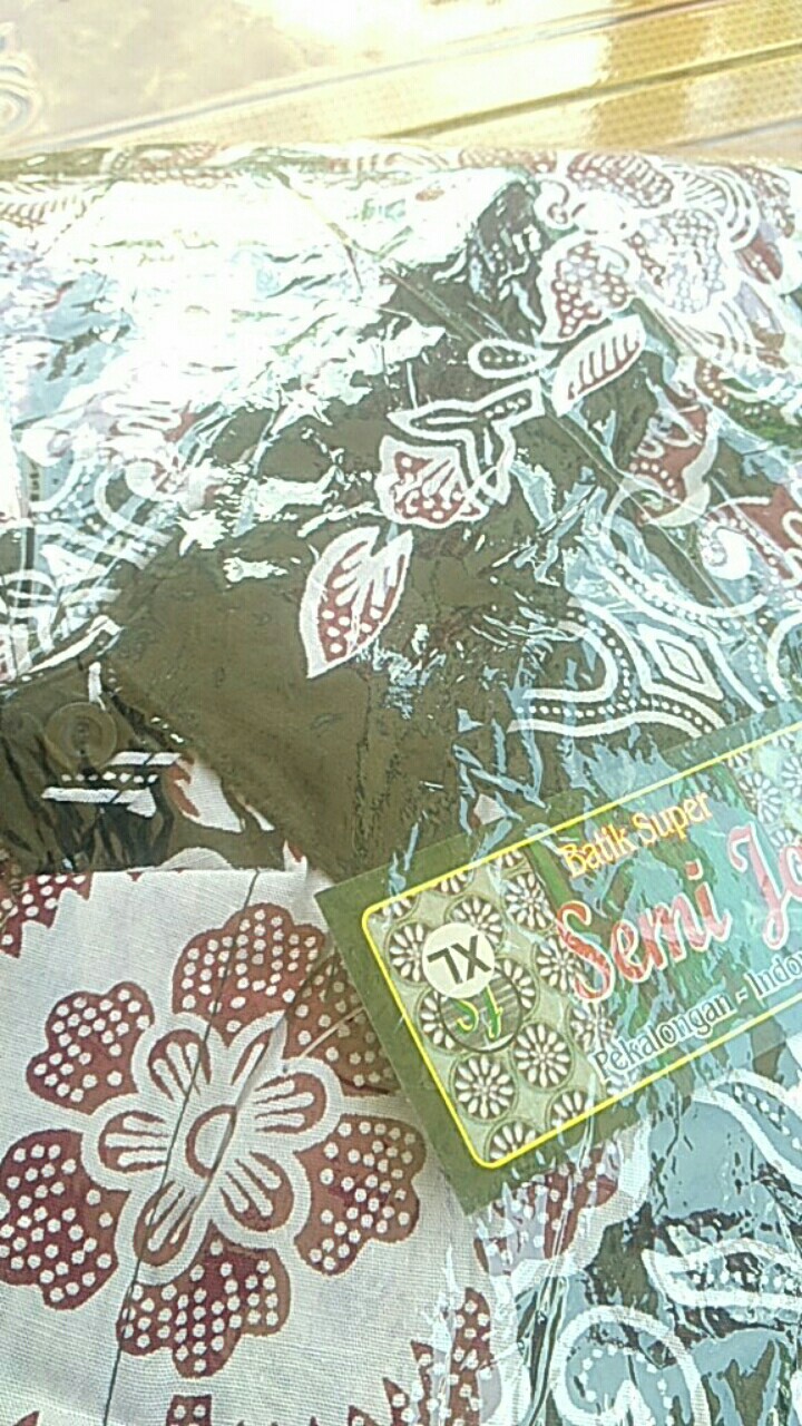 Kemeja Batik Pria Lengan Panjang Size M L Xl Xxl Bswart Hrb026 Batikshogan