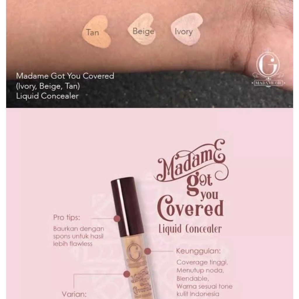 MADAME GIE Covered Liquid Concealer GIRLSNEED77