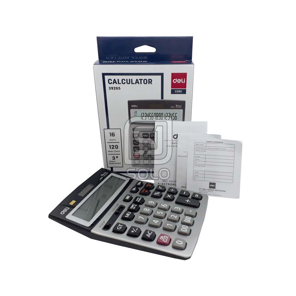 

Calculator Kalkulator Deli E 39265 Dekstop Calculator