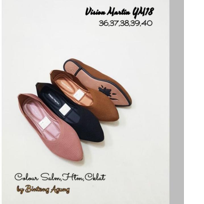 PALING HOT (ydn-764) SEPATU FLAT RAJUT VISION MARTIN HNS01
