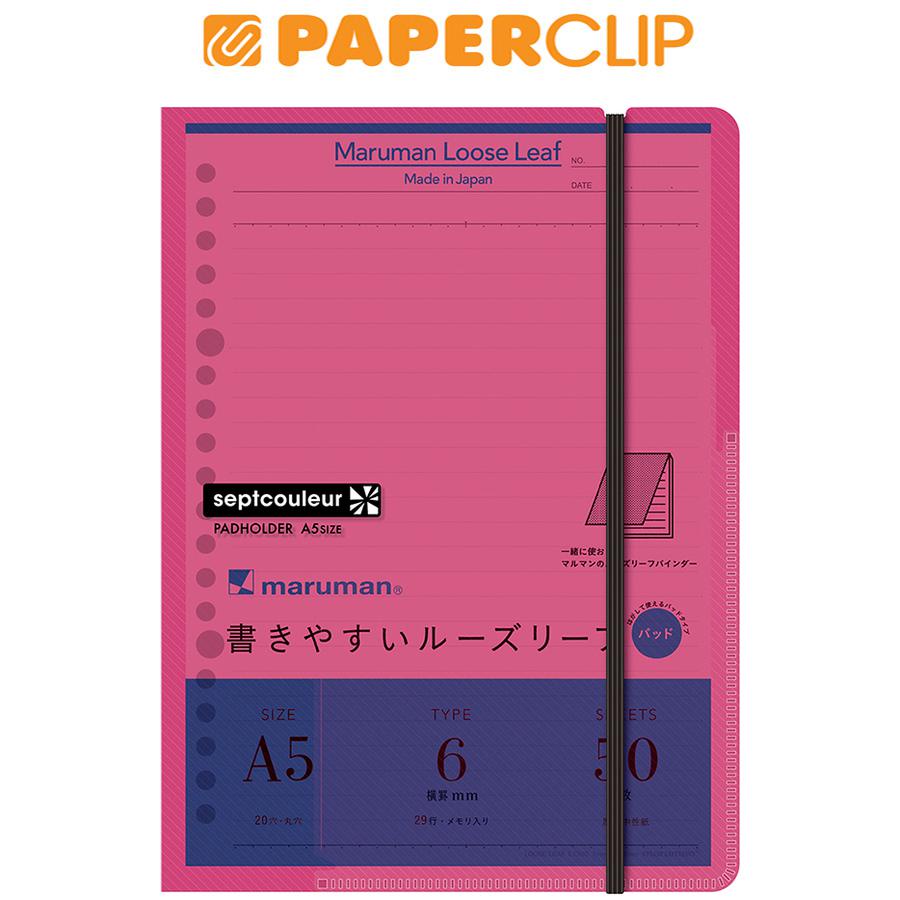

REPORT PAD MARUMAN A5 PH300-08 PINK