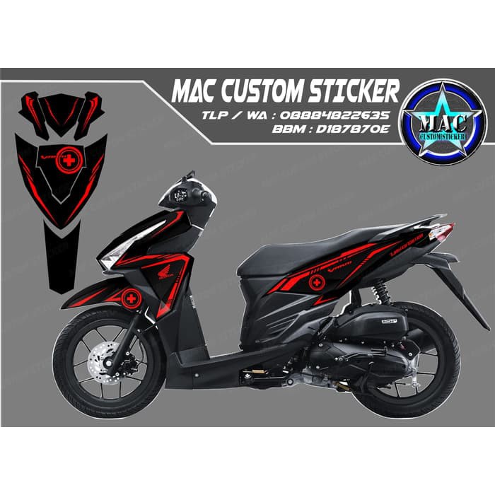 Cutting Stiker Vario Techno 125 Vario 150 Limited Edition Shopee Indonesia