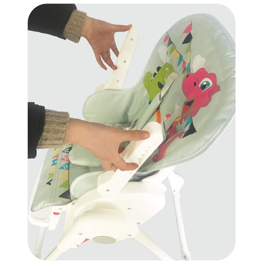 Baby Safe Deluxe High Chair HC006 Kursi Makan Bayi Anak Tinggi