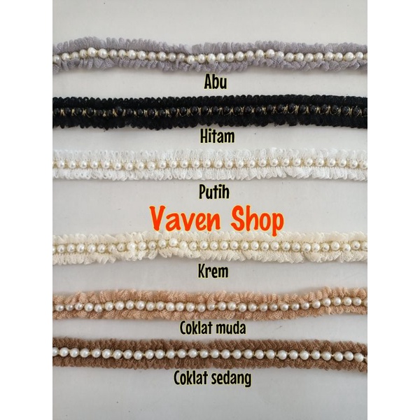 Renda Mutiara M4 per 1 yard