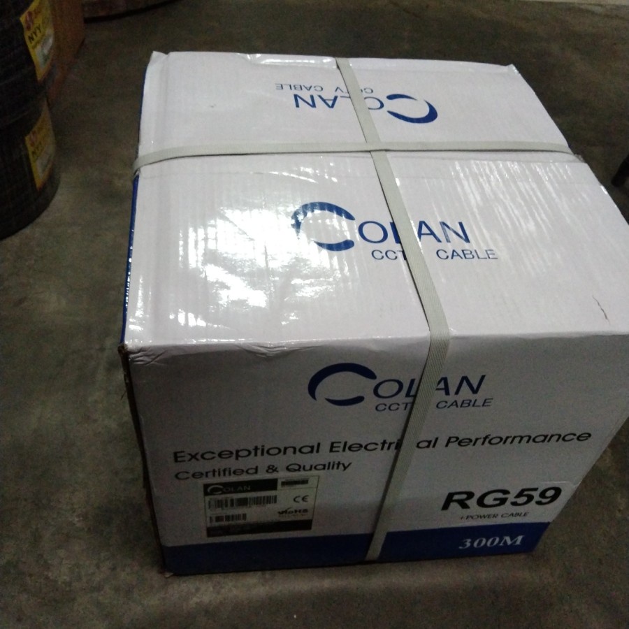 Colan kabel cctv RG59+power/kabel cctv RG59 (300M)