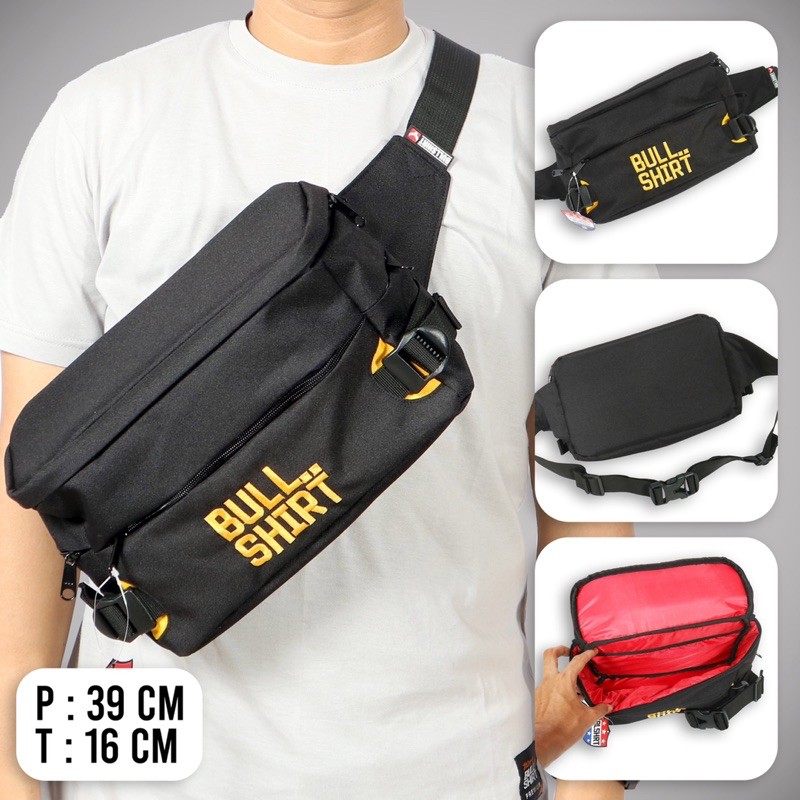 waistbag distro bullshirt from bandung