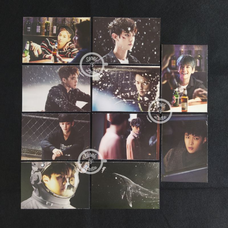 EXO Sing For You Accordion Postcard Suho Lay Baekhyun Chen Chanyeol D.O. Kai Sehun - Official SM Ent