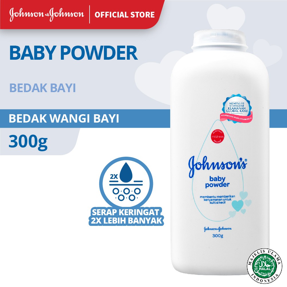 JOHNSON'S Baby Powder - Bedak Bayi 300gr