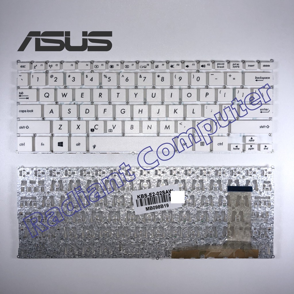 Keyboard Asus E202 E202M E202MA E202S E202SA TP201SA WHITE