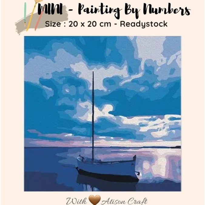 

TERLARIS MINI Oil Paint By Numbers WITH FRAME (20x20cm) - FISHERMAN BOAT/CAT AKRILIK SET/CAT AKRILIK SET 24 WARNA/CAT AKRILIK PASTEL/CAT AIR/CAT AIR LUKIS SET/CAT AIR GIOTTO/KUAS LUKIS 1 SET/KUAS LUKIS KECIL/KUAS LUKIS LENGKAP/KANVAS LUKIS/KANVAS LUKIS