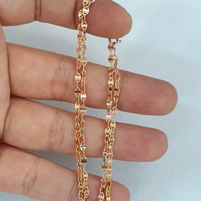 kalung emas toscano rose emas 70% 700 70 % 5 gr an