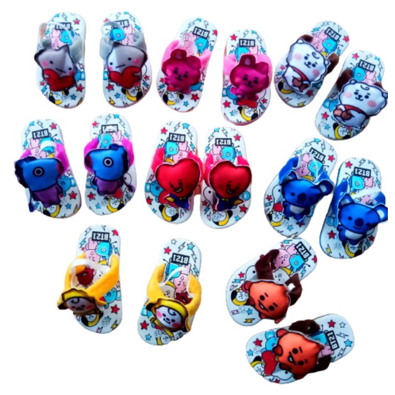 [0-3 Th] SANDAL PREWALKER BAYI CEWEK COWOK BT21 / SANDAL PREWALKER BAYI BTS BT21