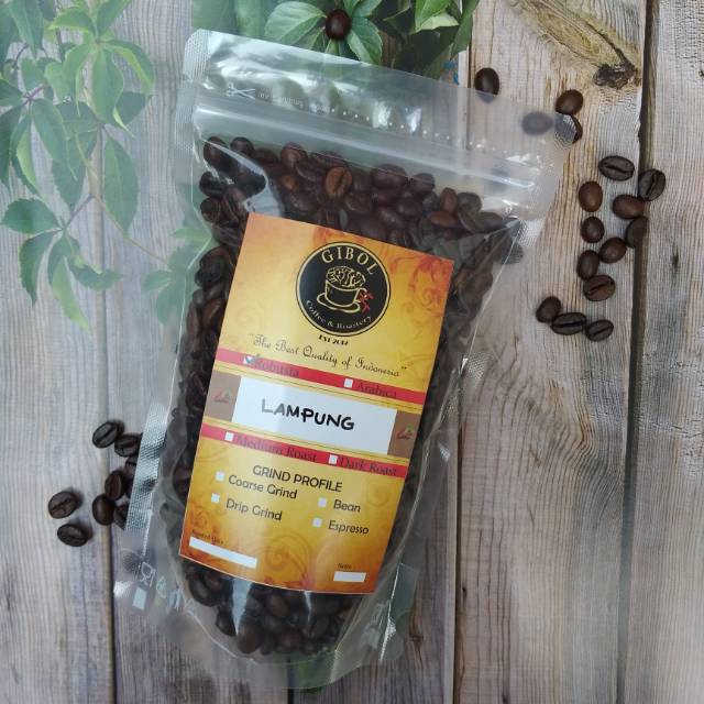 

KOPI ROBUSTA LAMPUNG ULUBELU BUBUK / BIJI KOPI LAMPUNG ULUBELU ROBUSTA 200 GRAM GIBOL COFFEE