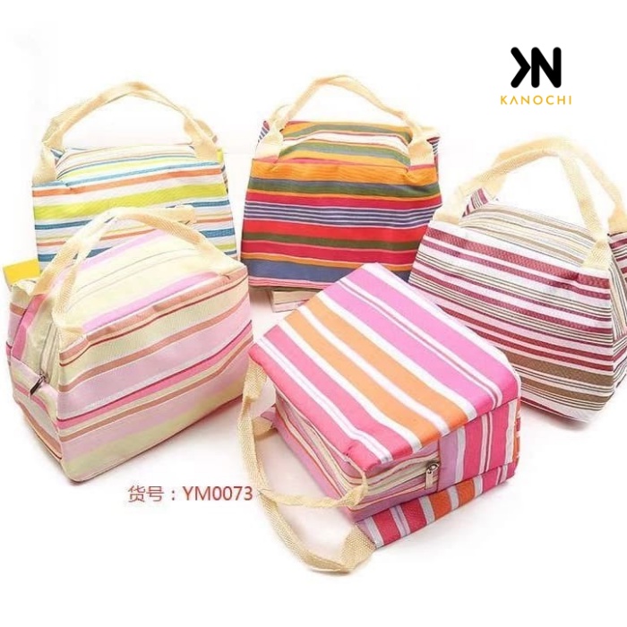 Tas Bekal Mini Cooler Bag Kecil Pouch Asi Thermal Lunch Pouch Fashion