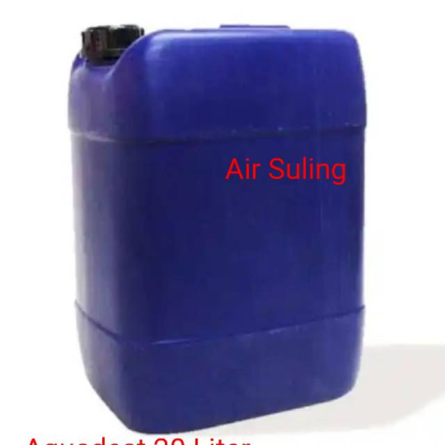 Premium Aquadest 20 liter Akuades Aquades Air Suling