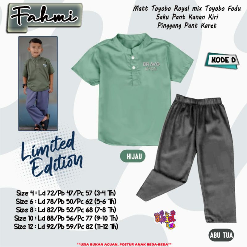 SET ANAK COWOK ABID KIDS 130321